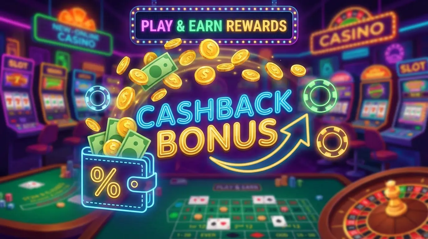 Cashback bonus hos Winsly casino