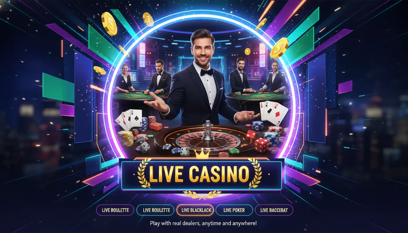 Live casino på Winsly casino